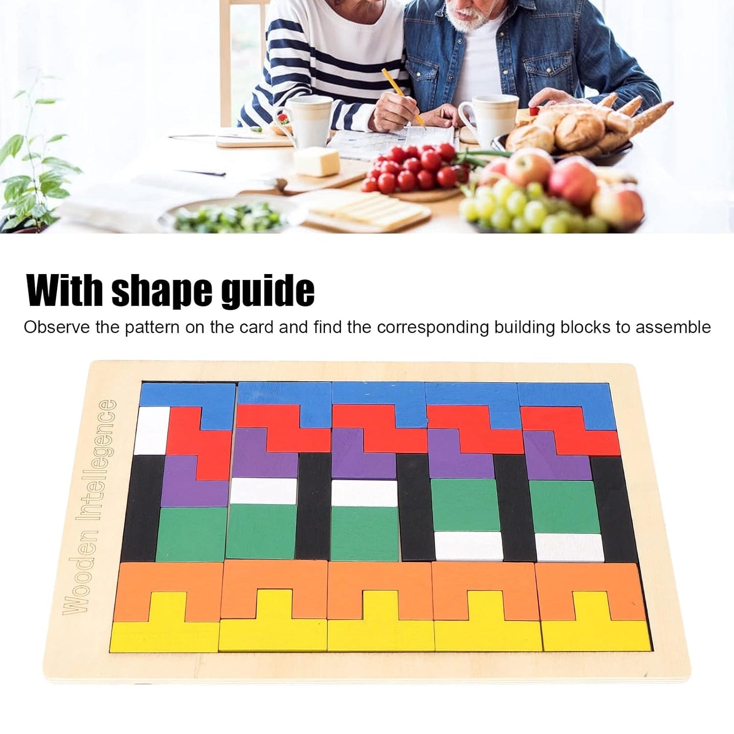 4296 Wooden Blocks Puzzle Children's Educational Toys, Russian block, Block Puzzle for Early Childhood Education, and Relaxing Brain Toys, Help Prevent 4296 Wooden Blocks Puzzle Children's Educational Toys, Russian block, Block Puzzle for Early Childhood Education, and Relaxing Brain Toys, Help Prevent
